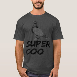 T-shirt Pigeons Super Coo Pigeon cadeau Pigeon Lover