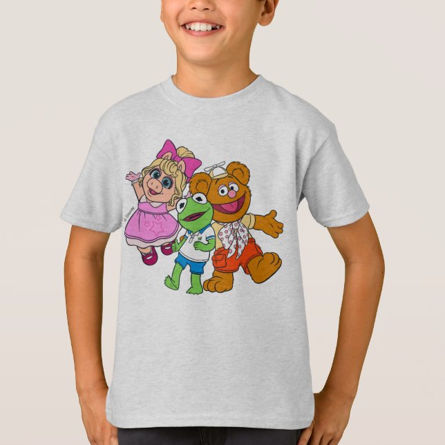 T-shirt Piggy, Kermit & Fozzie (Devant)