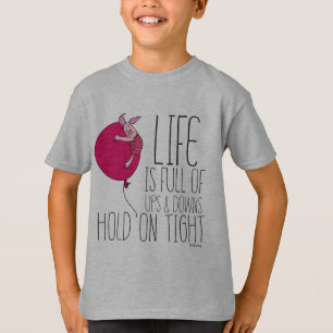 T-shirt Piglet  La vie est pleine d'Ups & Downs