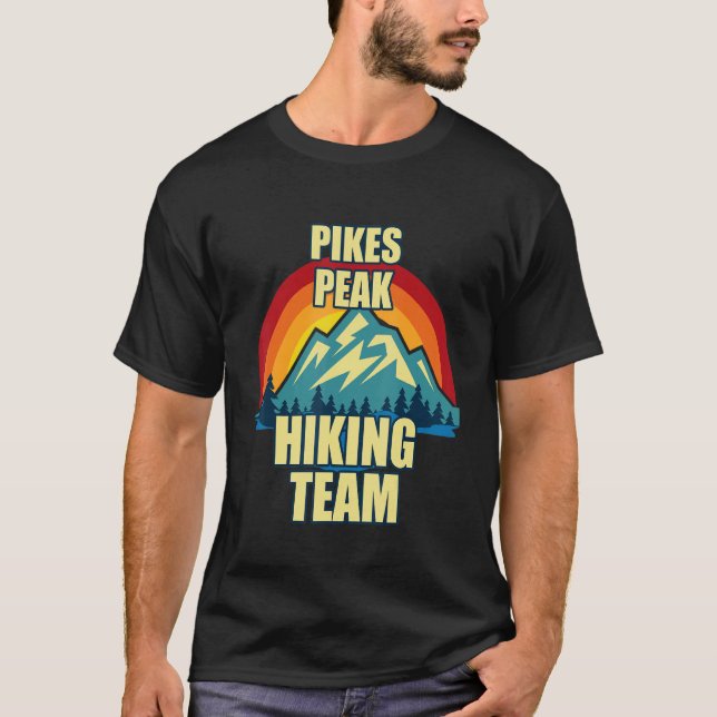 T-shirt Pikes Peak  Family Matching Hiking (Devant)
