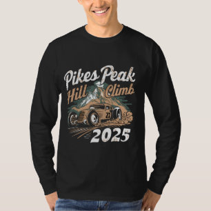 T-shirt Pikes Peak Hill Climb 2025 Funny Retro Colorado Ca