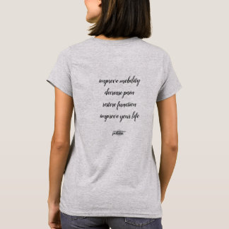 T-shirt Pilates de libre mouvement Tee de base