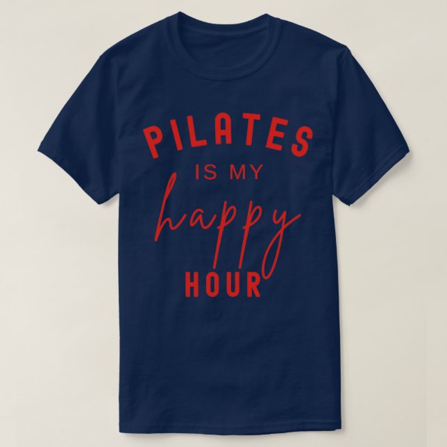 T-shirt Pilates Est Mon Heureuse Heure 5 (Design devant)