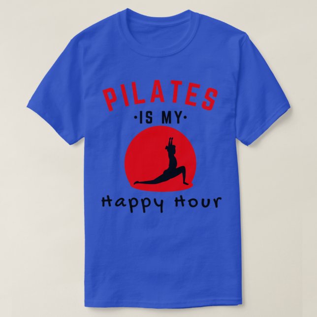 T-shirt Pilates Est Mon Heureuse Heure 9 (Design devant)