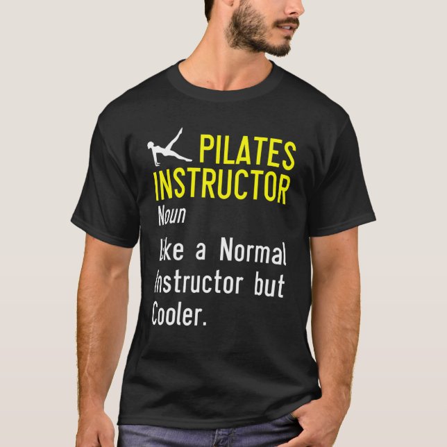 T-shirt Pilates Instructor Trainer Enseignant 39 (Devant)