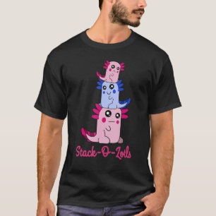 T-shirt Pile Axolotls Pile O Lols Pun Axolotl mignon