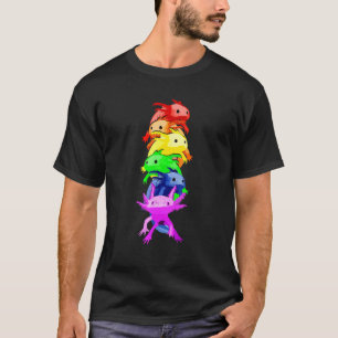 T-shirt Pile Lgbt Axolotl