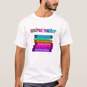 T-shirt Pile retirée de cadeaux de professeur de