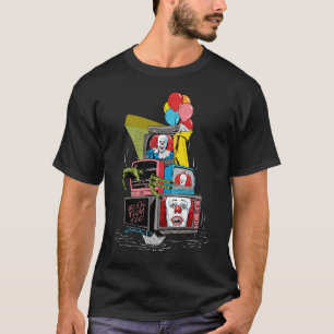 T-shirt Pile Télé Classic Pennywise - Vous Flotterez Aussi
