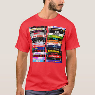 T-shirt Piles VHS de culte