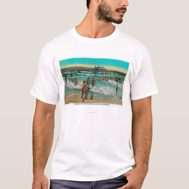 T-shirt Pilier de plaisir et salon de Sun (Devant)