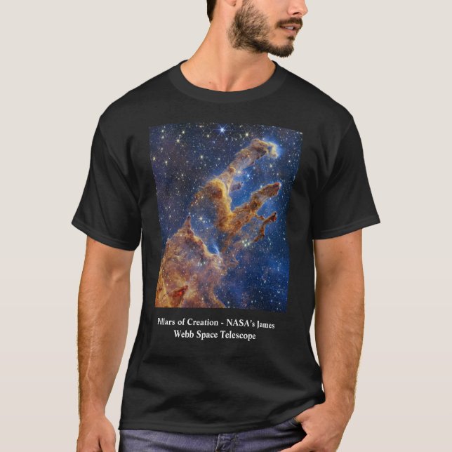 T-shirt Piliers de création James Webb Télescope spatial (Devant)