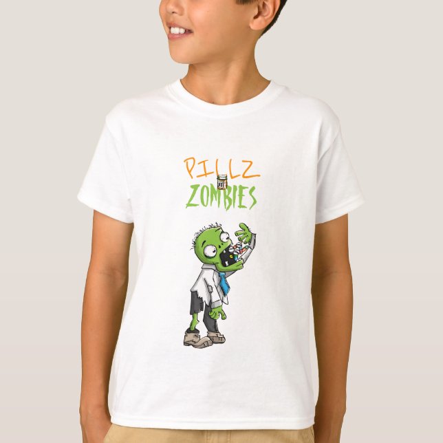 T-shirt Pillz contre Zombies (Devant)