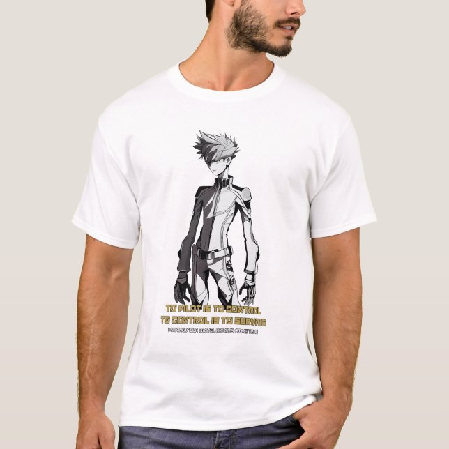 T-shirt Pilote aérien, Réaliser vos rêves de voyage (Devant)