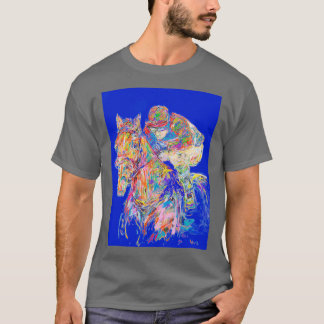 T-shirt Pilote bleu