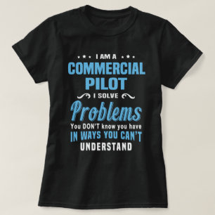 T-shirt Pilote commercial