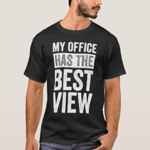 T-shirt Pilote D'Agent De Bord Mon Bureau A La Meilleure V