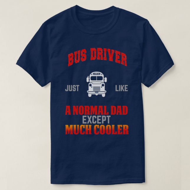 T-shirt Pilote de bus 40 (Design devant)