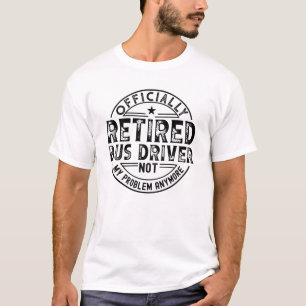 T-shirt Pilote de bus retraité