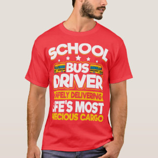 T-shirt Pilote de bus scolaire livrant Lifex27s les plus P