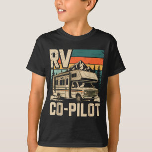 T-shirt Pilote de camping-car copilote de camping-car camp