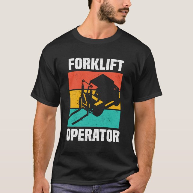 T-shirt Pilote de chariot élévateur instructeur amusant co (Devant)