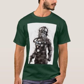 T-shirt pilote de chasseur de cravate