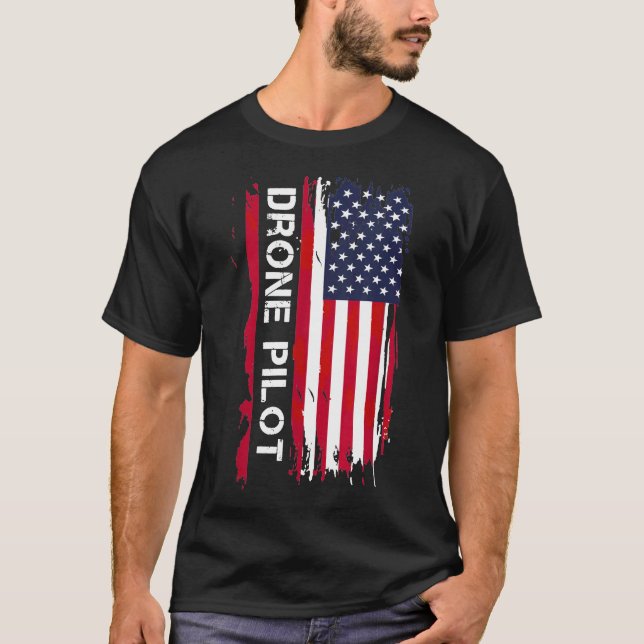 T-shirt Pilote de drone 10ko3 (Devant)