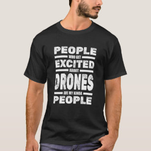 T-shirt Pilote De Drone Aviateur De Course Fpv Volant Rc Q