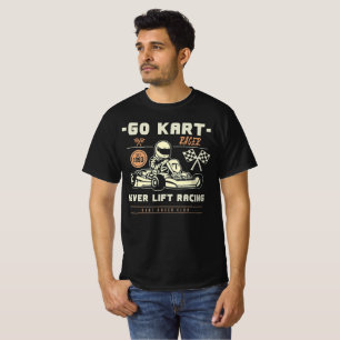 T-shirt Pilote de Karting – Ne Jamais Lever le Pied 