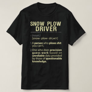 T-shirt Pilote de la neige Définition américaine réelle