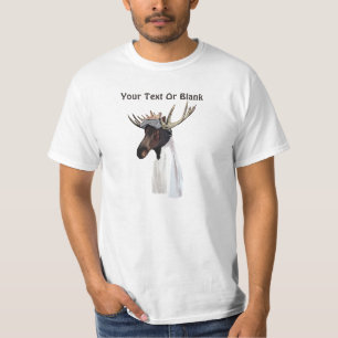 T-shirt Pilote de l'aviation de l'orignal volant
