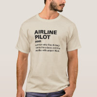 Pilote de ligne - Définition de l'Humour du poste