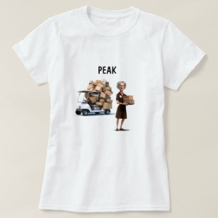T-shirt Pilote de livraison Lady Retraitée