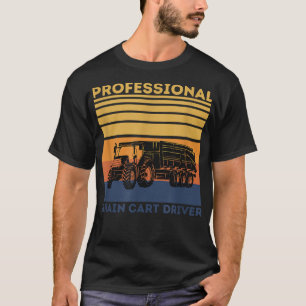 T-shirt Pilote de panier professionnel Tracteur amusant Op