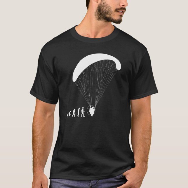 T-shirt Pilote de paramoteur d'évolution (Devant)