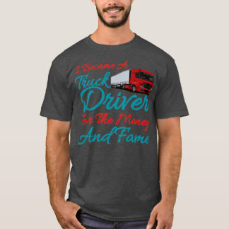 T-shirt Pilote de simulateur de camionJe suis devenu condu