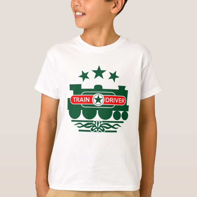 T-shirt Pilote de train (Devant)
