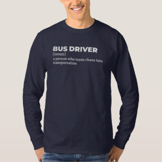 T-shirt Pilote de transport amusant Définition Tee