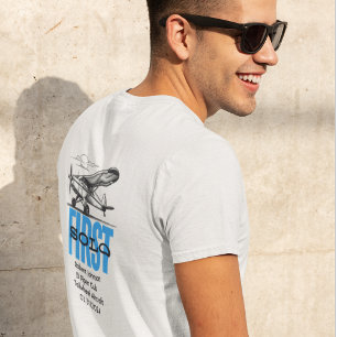 T-shirt Pilote Étudiant Premier Solo Avion & Nuages Sur Me