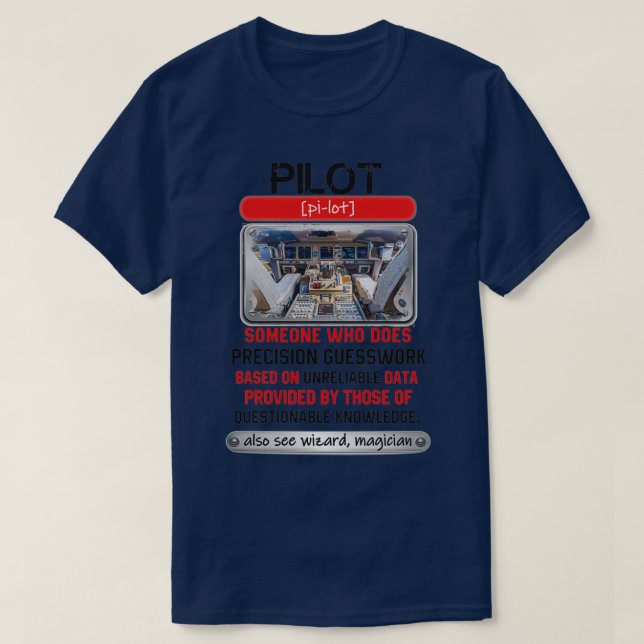 T-shirt Pilote génial qui fait des travaux de devis de pré (Design devant)