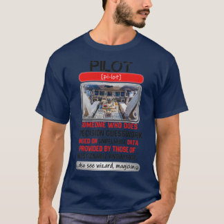 T-shirt Pilote génial qui fait des travaux de devis de pré