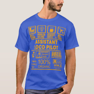 T-SHIRT PILOTE LOCO ASSISTANT NICE DESIGN 2017 1