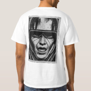 T-shirt Pilote Pixel rétro des années 90 noir et gris