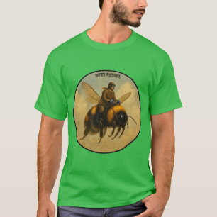 T-shirt Pilote vintage à bord d'un avion géant miel volant