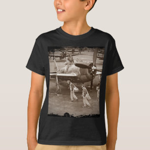 T-shirt Pilotes d'avion de chasse dans la formation sur