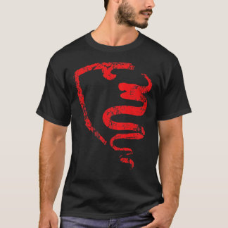 T-shirt Pilotes de voiture Alfa Stylish Grunge Logo Classi