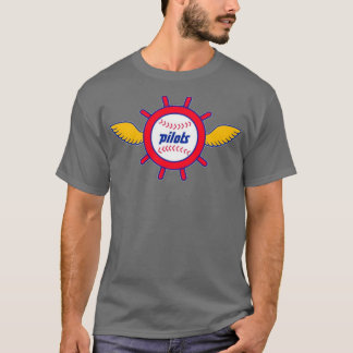 T-shirt Pilotes vintages de baseball de Seattle