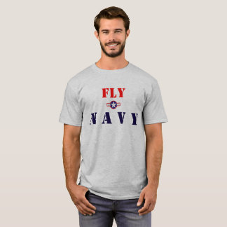 T-shirt Pilotez la marine sur l'avant, Avaition naval sur
