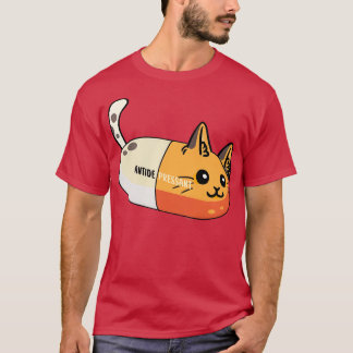 T-shirt Pilule de chat antidépresseur